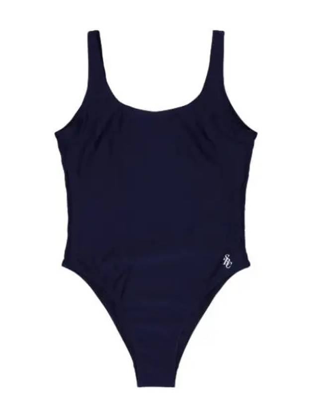 collar swimsuit navy - SPORTY & RICH - BALAAN 1