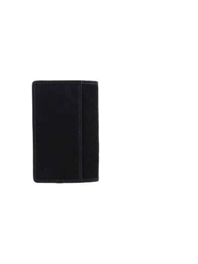 Jumbo GG Card Case Black Canvas - GUCCI - BALAAN 4