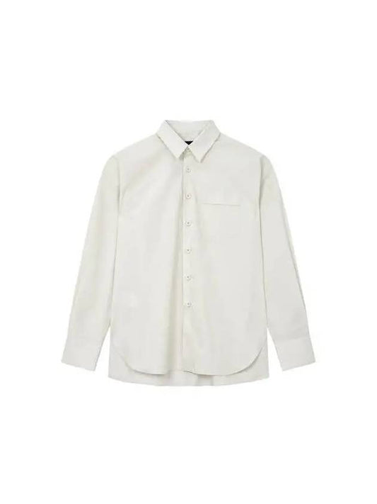 Weekend popup 10% coupon 3 24 stretch buttonup pocket shirt ecru 271592 - RVR LARDINI - BALAAN 1