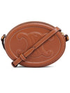 Oval Purse Smooth Calfskin Cross Bag Brown - CELINE - BALAAN 4