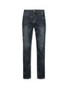 Men s Jacquard Pattern Washed Tension Denim Jeans JB4A515 - LUX GOLF - BALAAN 4