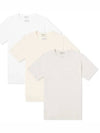 Stitched Crew neck Short Sleeve T-Shirt 3 Pack - MAISON MARGIELA - BALAAN.