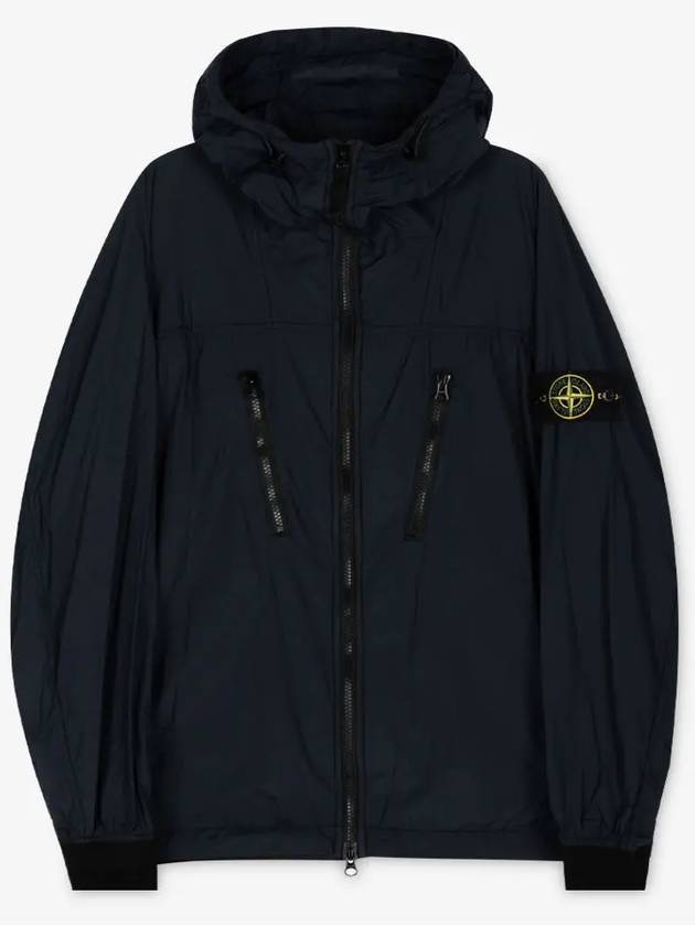 Skin Touch Nylon TC Hooded Jacket Navy - STONE ISLAND - BALAAN 3