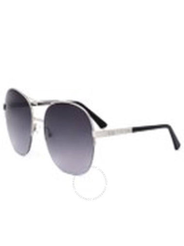 Guess Factory Smoke Gradient Round Ladies Sunglasses GF6123 10B 59 - GUESS - BALAAN 1