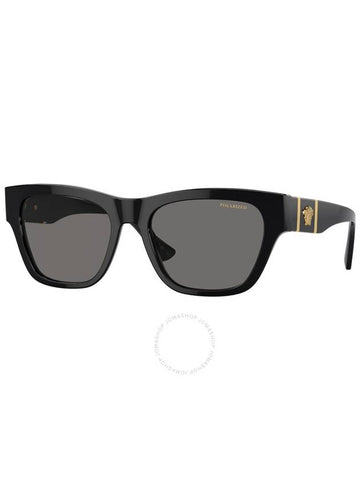 Versace Dark Grey Square Men's Sunglasses VE4457 GB1/81 55 - VERSACE - BALAAN 1