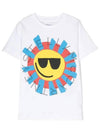 Kids Logo Print T Shirt TU8R11 Z0434 100 - STELLA MCCARTNEY - BALAAN 1