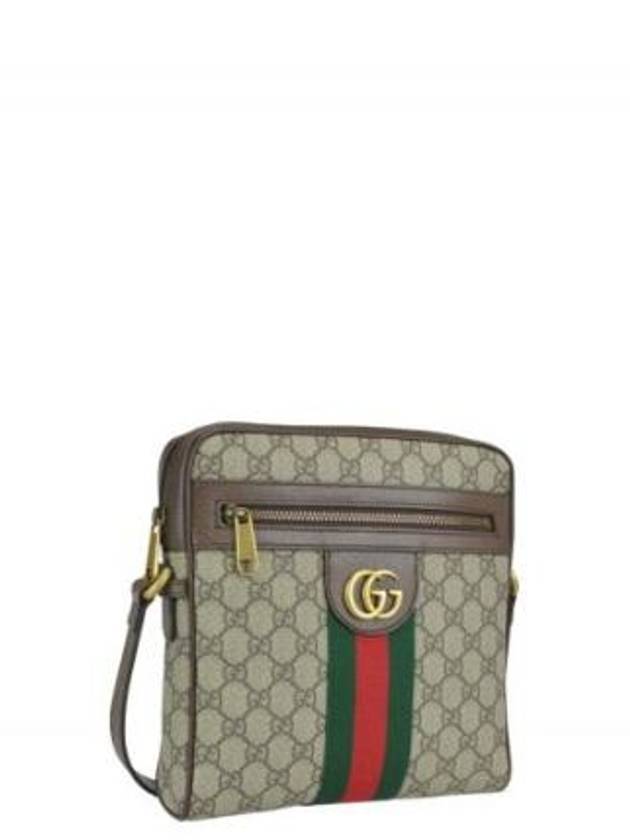 Men's Ophidia GG Small Messenger Bag Beige Ebony - GUCCI - BALAAN 3