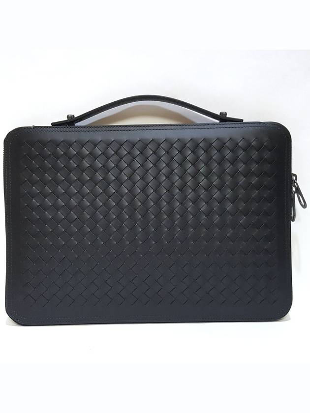 Intrecciato Brief Case Black - BOTTEGA VENETA - BALAAN 4