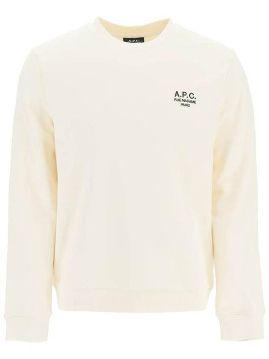 Rider Chest Small Logo Sweatshirt Beige - A.P.C. - BALAAN 1