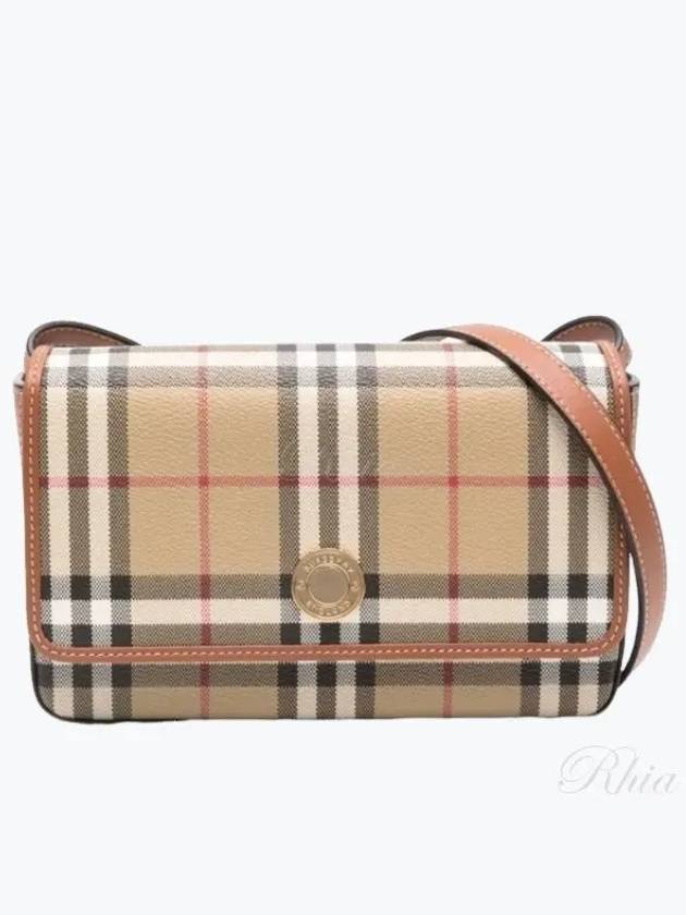 Check Cross Bag Beige - BURBERRY - BALAAN 2