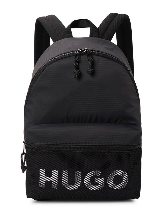 Logo Print Backpack Black - HUGO BOSS - BALAAN 2