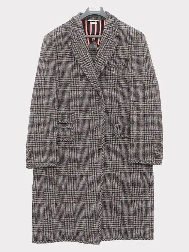 Prince Of Wales Vent Over Single Coat Brown - THOM BROWNE - BALAAN 4