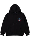 Men's Logo Print Hoodie Black - STOCKHOLM SYNDROME - BALAAN 3