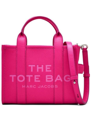 Small Leather Tote Bag Fuchsia - MARC JACOBS - BALAAN 1