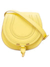 Marcie Saddle Small Grained Leather Cross Bag Yellow - CHLOE - BALAAN 2