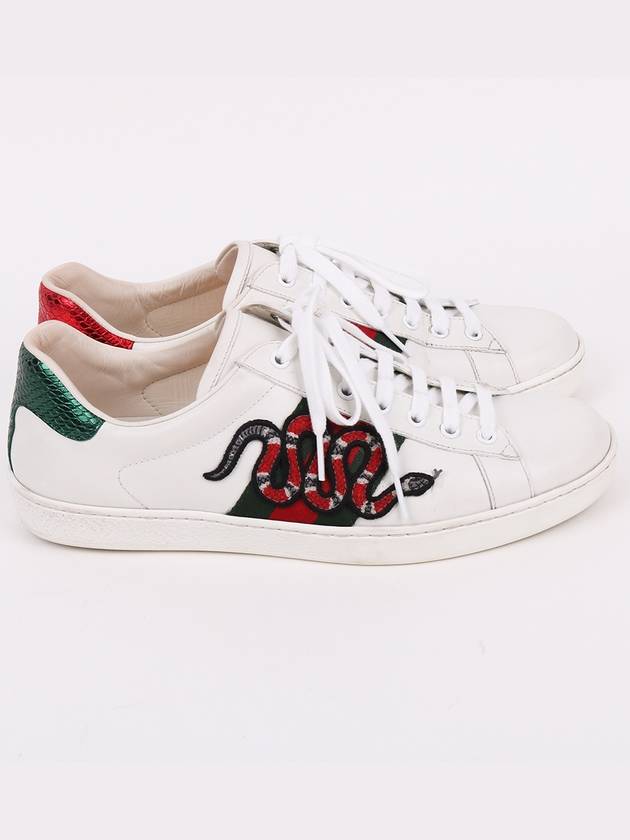 White Snake Logo Sneakers 456230 - GUCCI - BALAAN 6