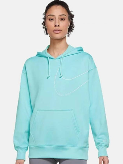 Therma Fit Swoosh Graphic Hoodie Blue - NIKE - BALAAN 2