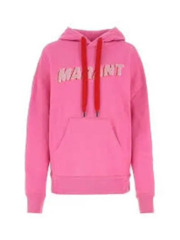 Mansell Logo Hoodie Pink SW0001FAA1M82E40PK 1012894 - ISABEL MARANT - BALAAN 1