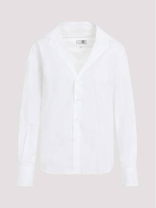 MM6 Blouse Shirt S52DT0035 S47294 100 WHITE - MAISON MARGIELA - BALAAN 1