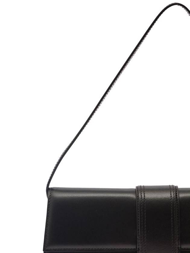 Le Bambino Long Flap Shoulder Bag Black - JACQUEMUS - BALAAN 4