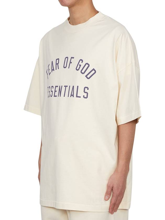 Jersey Crew Neck Short Sleeve T-Shirt White - FEAR OF GOD - BALAAN 3