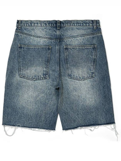 CUT OFF DENIM SHORTS WASHED BLUE - ROLLING STUDIOS - BALAAN 2