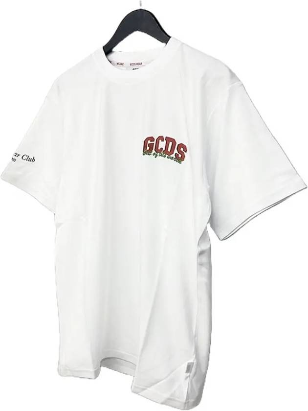 M020067 01 Cherry Club Short Sleeve T Shirt White - GCDS - BALAAN 2