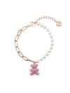 Teddy Pearl Bracelet Pink Rose Gold - SWAROVSKI - BALAAN 3