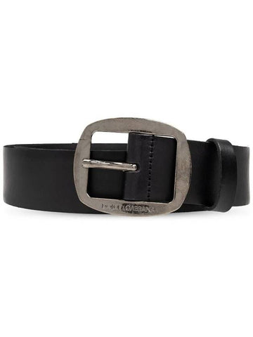 Dolce & Gabbana Old Washed Cowhide Belt - DOLCE&GABBANA - BALAAN 1