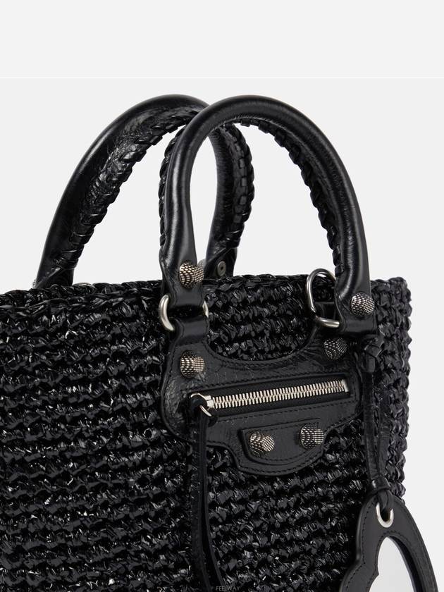 Le Cagole Small Tote Bag Black - BALENCIAGA - BALAAN 4