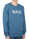 VPC Logo Crew Neck Sweatshirt Blue - A.P.C. - BALAAN 4