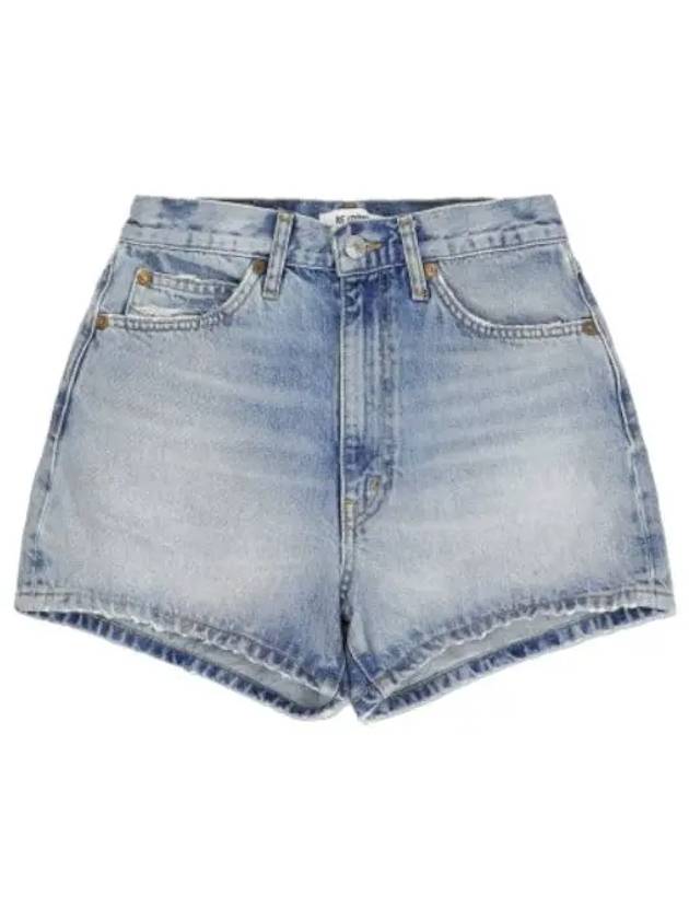 Cut off denim shorts sky blue - RE/DONE - BALAAN 1