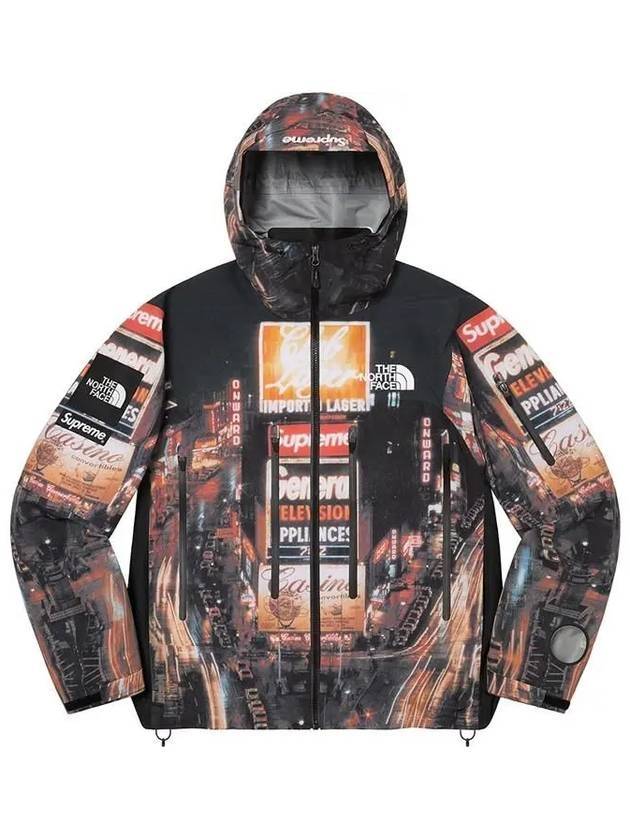 Taped Seam Shell Zip Up Hoodie Times Square - SUPREME - BALAAN 1