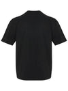 Men's Short Sleeve T-Shirt Black SW21ETS01BK - SOLEW - BALAAN 3