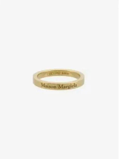 Engraving Logo Palladium Ring Gold - MAISON MARGIELA - BALAAN 2