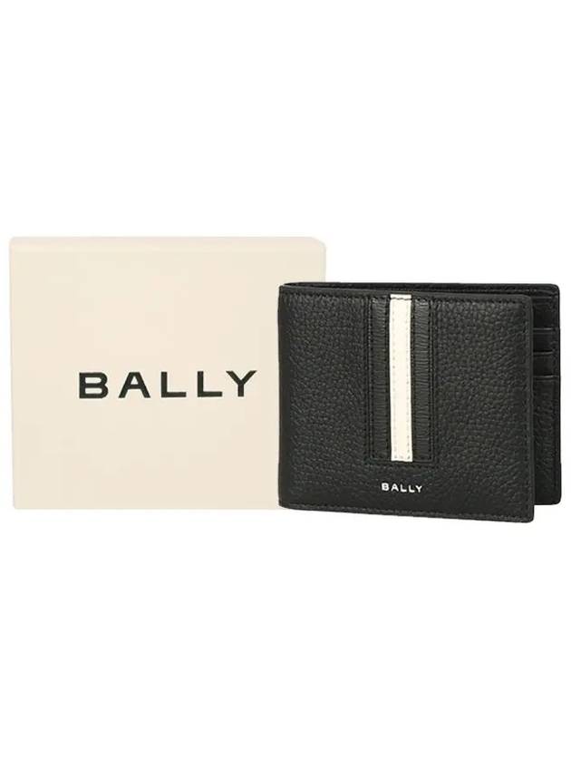 logo bifold wallet black - BALLY - BALAAN 6