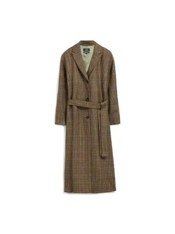 coat women anja brown - A.P.C. - BALAAN 1