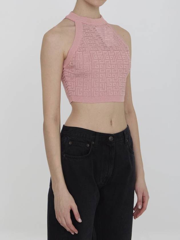 Pb Labyrinth Knit Top - BALMAIN - BALAAN 2