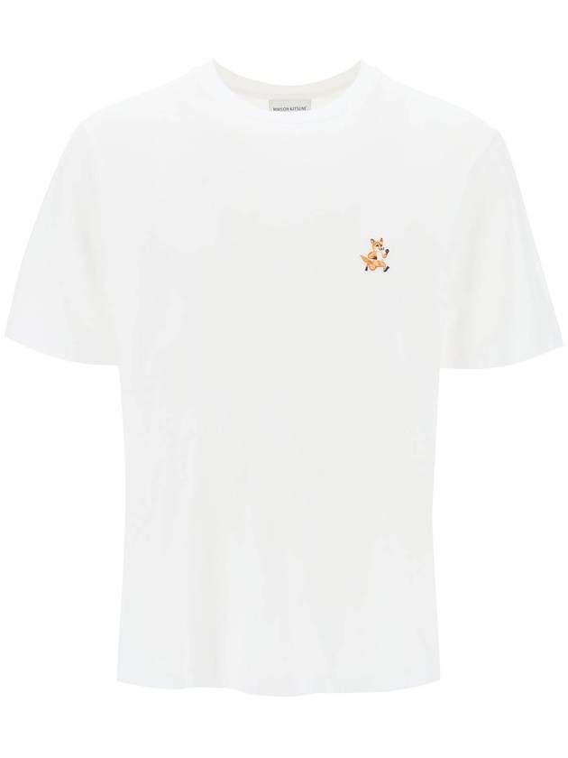 MAISON KITSUNÉ SPEEDY FOX PATCH COMFORT TEE SHIRT - MAISON KITSUNE - BALAAN 1