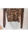 Women's Leopard Cashmere 100% Neck Polaroid FC685K F14D3 X0918 - DOLCE&GABBANA - BALAAN 3