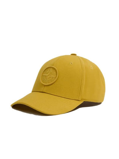 99661 Cotton Rep 6 Panel Ball Cap Yellow - STONE ISLAND - BALAAN 2