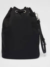 Re-Nylon Drawstring Pouch Black - PRADA - BALAAN 4