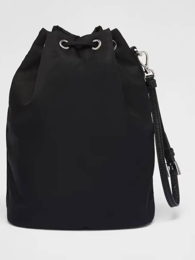 Re-Nylon Drawstring Pouch Black - PRADA - BALAAN 4