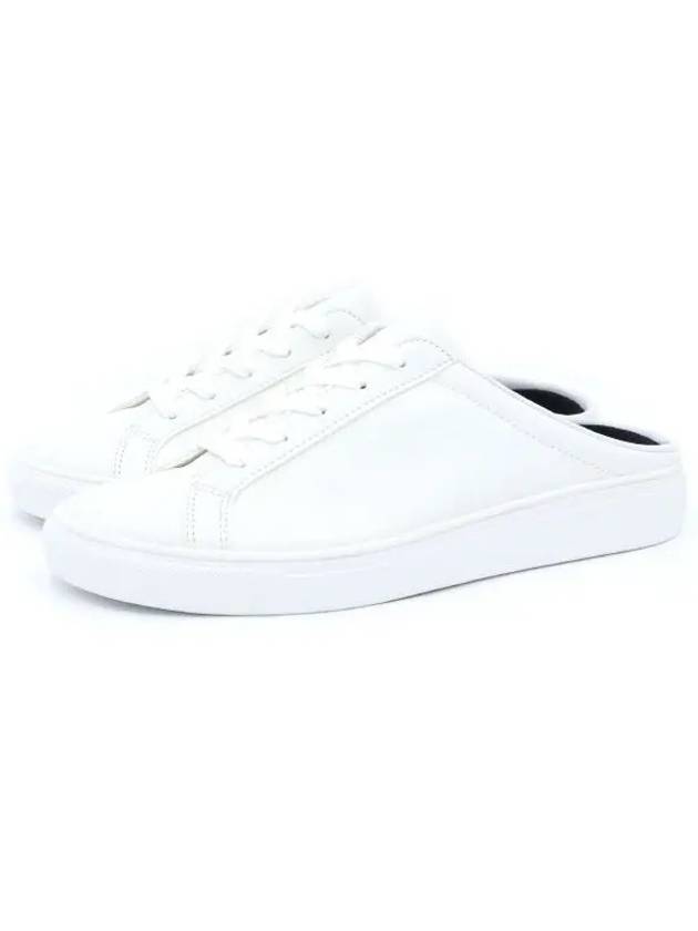 Basic Artificial Leather Sneakers Mule White - SUPENER - BALAAN 4