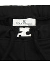 Courr ges black logo track pants - COURREGES - BALAAN 4