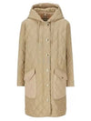 Diamond Quilted Hoodie Padding Archive Beige - BURBERRY - BALAAN 2