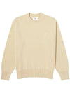 De Coeur Crewneck Knit Top Ivory - AMI - BALAAN 2