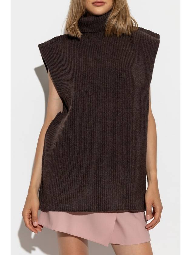 Marni Wool Vest, Women's, Brown - MARNI - BALAAN 3