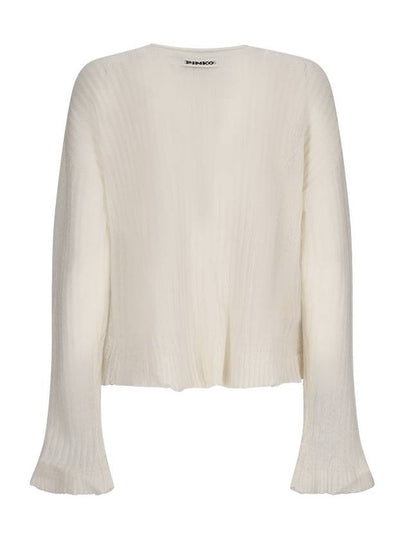 ALPACA AND SILK VEIL EFFECT SWEATER - PINKO - BALAAN 2