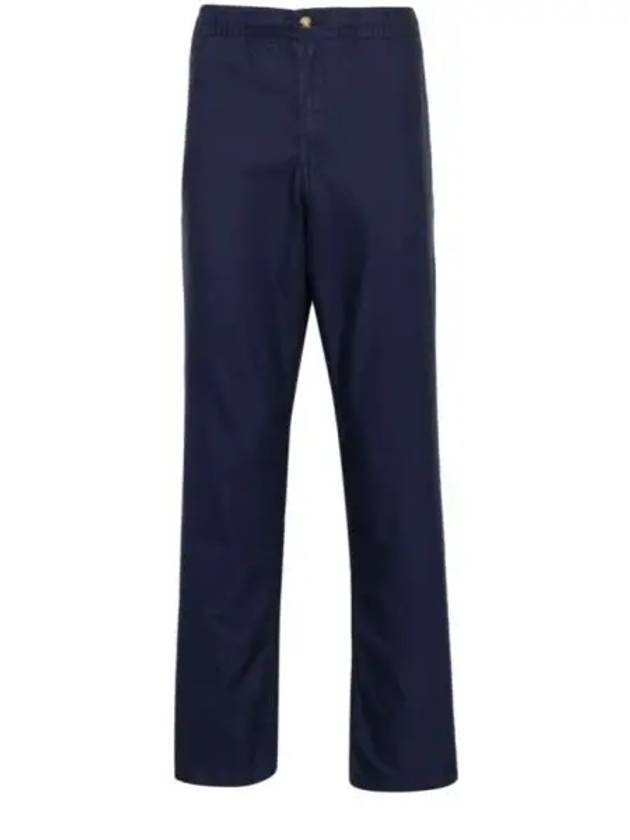 Drawstring Cotton Straight Pants Navy - POLO RALPH LAUREN - BALAAN 2